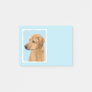 Rhodesian Ridgeback Painting - Original Dog Art Post-it Klebezettel