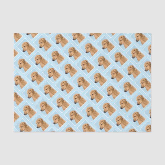 Rhodesian Ridgeback Painting - Original Dog Art Seidenpapier (Vorderseite)