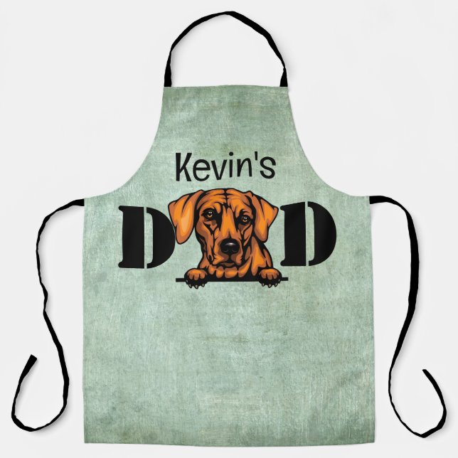 Rhodesian Ridgeback Personalisiert Vater Schürze (Vorderseite)