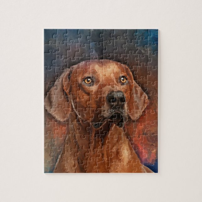 Rhodesian Ridgeback Porträt Puzzle (Vertikal)