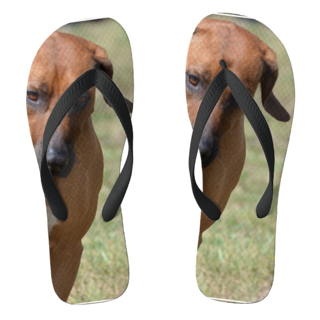Rhodesian Ridgeback Prancing Flip Flops (Fußbett)