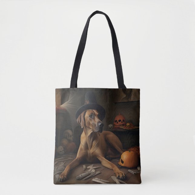 Rhodesian Ridgeback Pumpkins Halloween Beängstigen (Vorderseite)