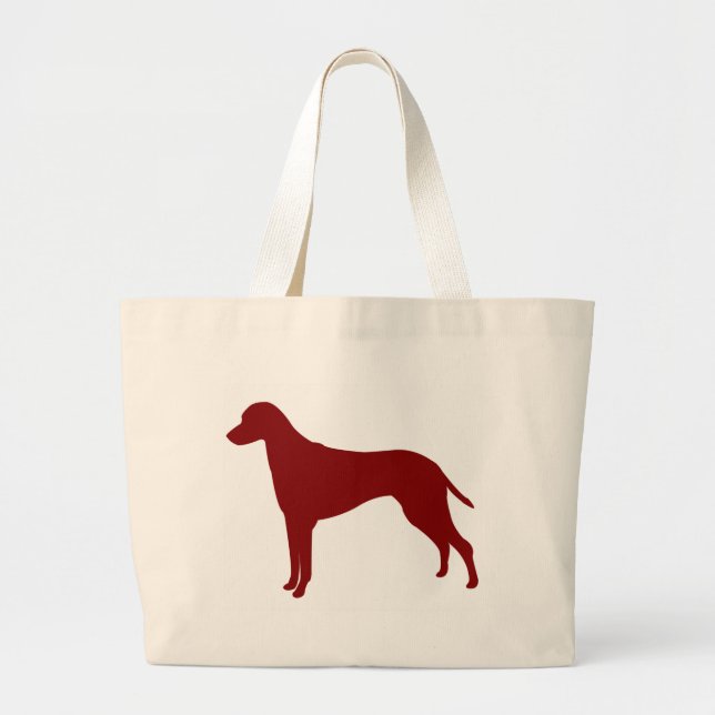 Rhodesian Ridgeback (rot) Jumbo Stoffbeutel (Vorne)