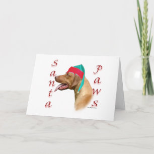 Rhodesian Ridgeback Santa Paws Feiertagskarte