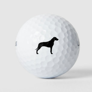 Rhodesian Ridgeback Silhouette Golfball