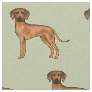 Rhodesian Ridgeback Süßer Afrikanischer Löwenhund Stoff