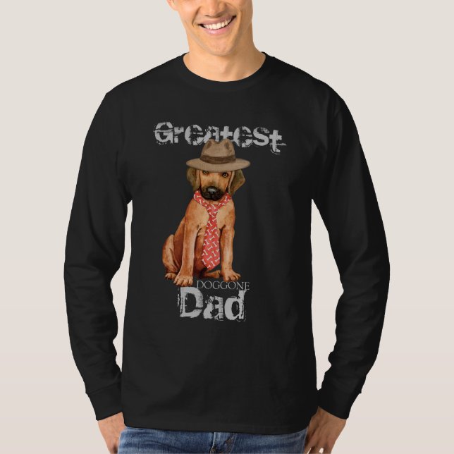 Rhodesian Ridgeback Vater T-Shirt (Vorderseite)
