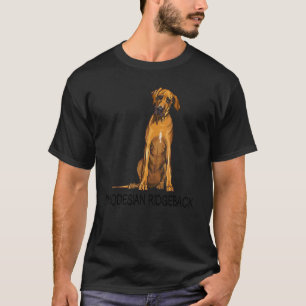 Rhodesian Ridgeback Verrückter Hund T-Shirt