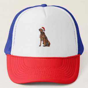 Rhodesian Ridgeback Weihnachtsbeleuchtung Xmas Hun Truckerkappe