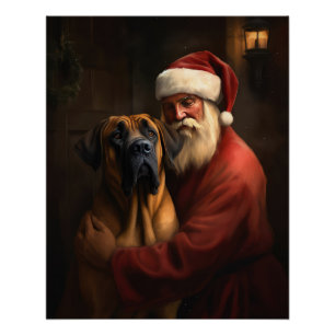Rhodesian Ridgeback Weihnachtsfeiertag Poster