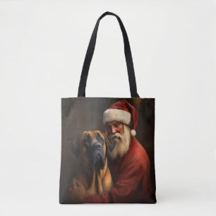 Rhodesian Ridgeback Weihnachtsmann Festliches Weih