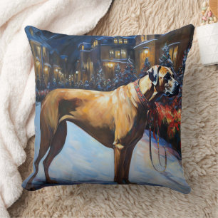 Rhodesian Ridgeback Weihnachtssaison Kissen