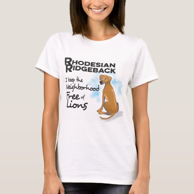 Rhodesian Ridgeback Women's T - Shirt (Vorderseite)