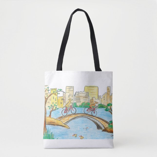 Rhodesian Ridgebacks Fahrtcentral- parkTasche (Vorderseite)