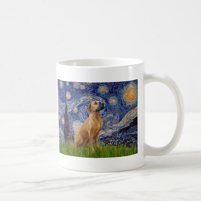 RhodesianRidgeback 2 - Starry Night Tasse (Rechts)