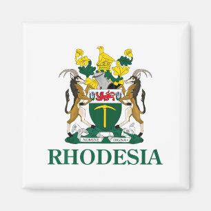 Rhodesien Wappen Simbabwe Lustig Südafrika Magnet
