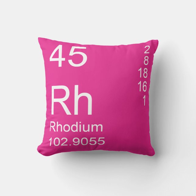 Rhodium Kissen (Vorderseite)