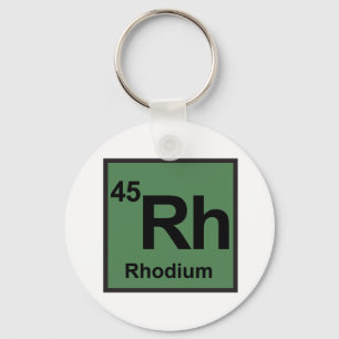 Rhodium Schlüsselanhänger