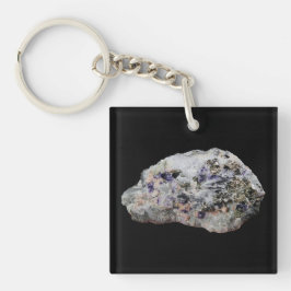 Rhodochrosite Pyrite Fluorit Tourmaline Schlüsselanhänger