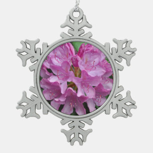 Rhododendren Schneeflocken Zinn-Ornament