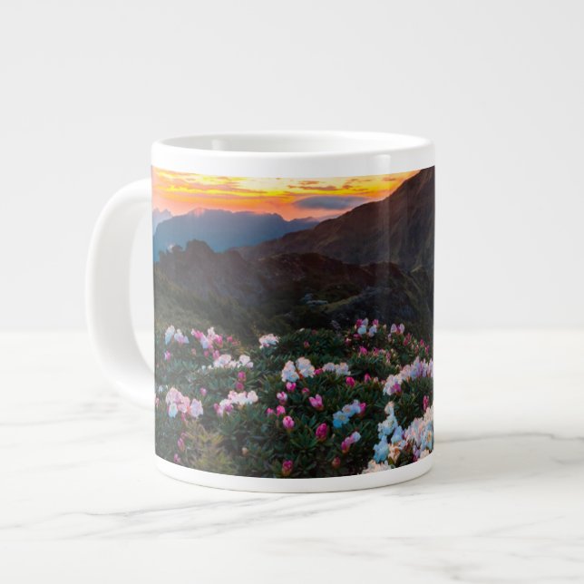 Rhododendron blühen| Taroko-Nationalpark Jumbo-Tasse (Vorderseite Links)