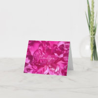 Rhododendron-Blumen-Dankeschön-Notizkarte