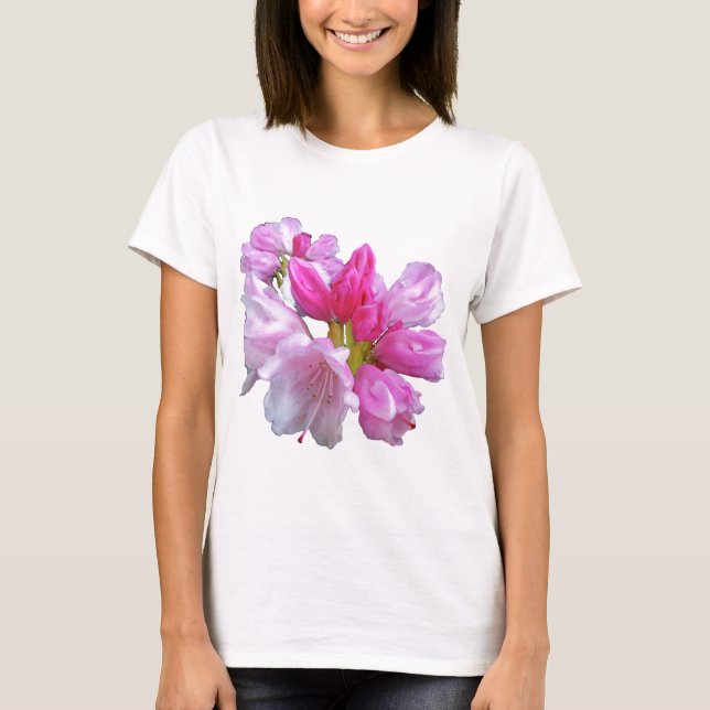 Rhododendron-Blüte T-Shirt (Vorderseite)