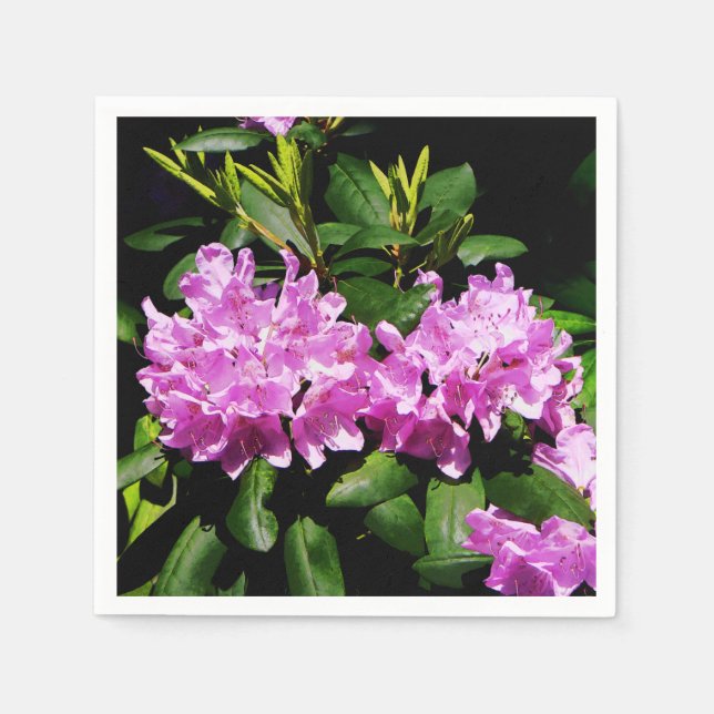 Rhododendron Closeup Serviette (Vorderseite)