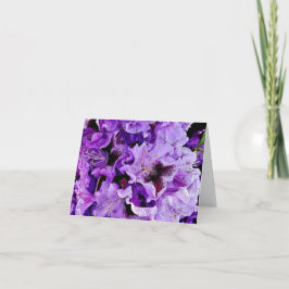 Rhododendron Dankeskarte