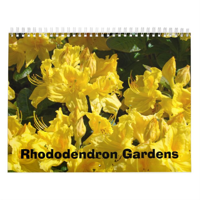 Rhododendron Garden Kalender Fotografie Natur (Titelbild)