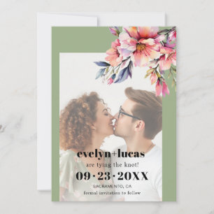 Rhododendron pfirsichfarbene Blumen Foto Hochzeit Save The Date