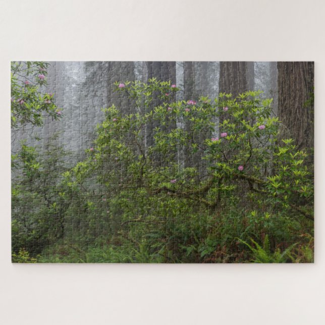 Rhododendron - Redwood-Nationalpark California Puzzle (Horizontal)