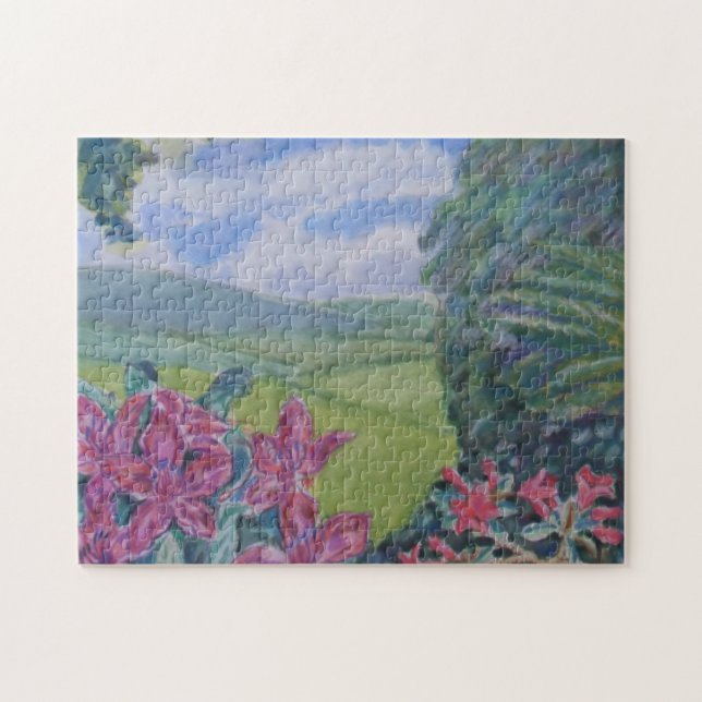 Rhododendron-Tal Puzzle (Horizontal)
