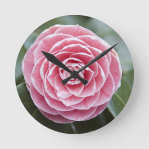 Rhododendron Wall Clock Runde Wanduhr