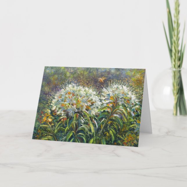 “Rhododendrons and Bee” Karte (Vorderseite)