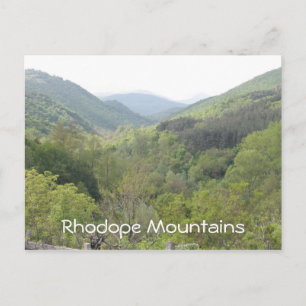 Rhodope Mountains Postkarte