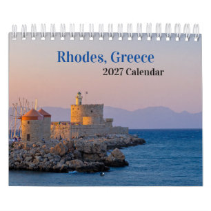 Rhodos, Griechenland 2027 Kalender