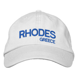 Rhodos, Griechenland - Custom Baseball Cap Bestickte Baseballkappe