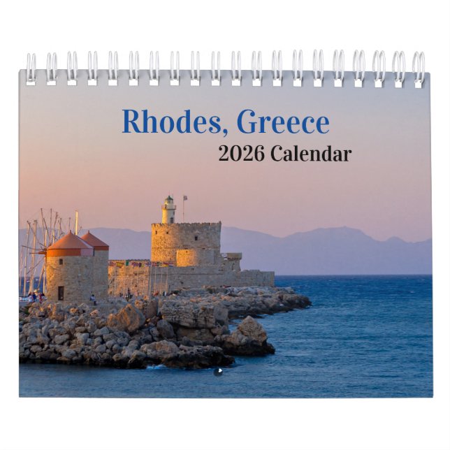 Rhodos, Griechenland - Kalender 2026 (Titelbild)
