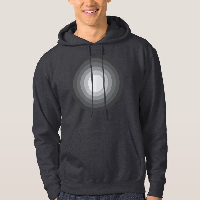 Rholmn (Grau gefärbt) Hoodie (Vorderseite)