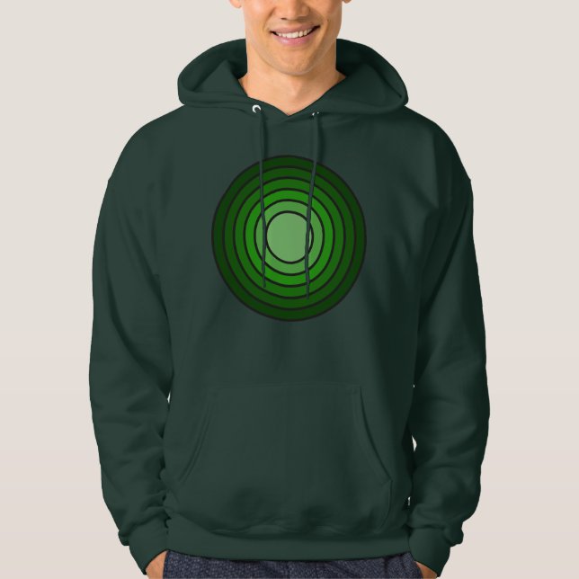 Rholmn (Kombiniertes Grün) Hoodie (Vorderseite)
