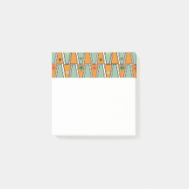 Rhomben mit Sternenexplosionen Post-it Klebezettel