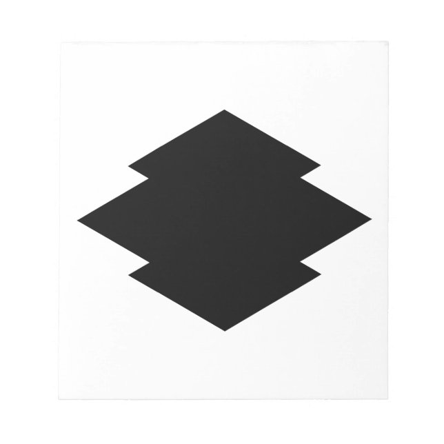 Rhombische Kiefernrinde Notizblock (Vorderseite)