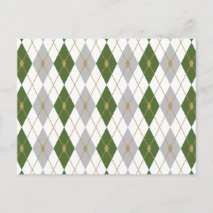 Rhombus-Farbkombination 3 Postkarte