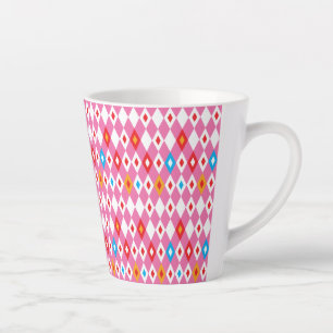 Rhombus Pattern Milchtasse