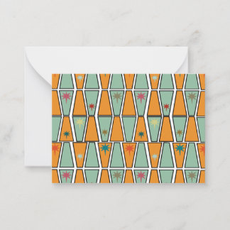 Rhombuses with Starbursts  Mitteilungskarte