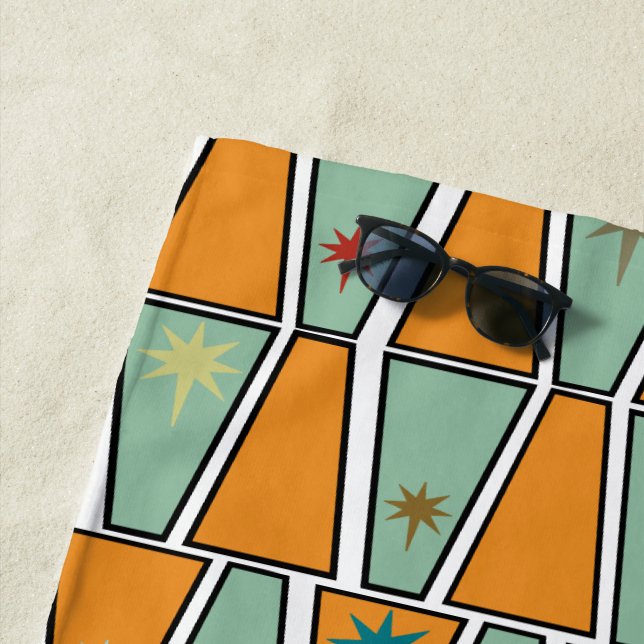 Rhombuses with Starbursts  Strandtuch (Beispiel)