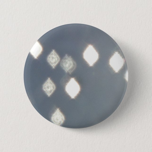 RhombusMustertülle auf blaugrauem Button (Vorderseite)