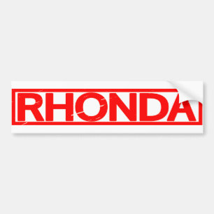 Rhonda Briefmarke Autoaufkleber