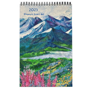 Rhonda Scott Art 2023 Small Calendar Kalender